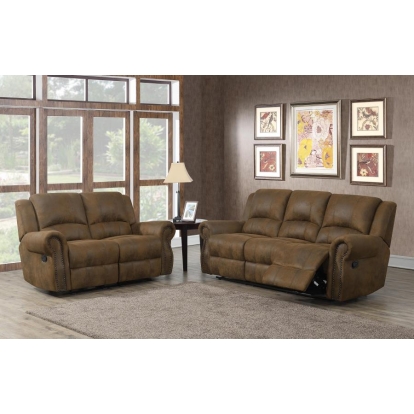 Coaster Sir Rawlinson Upholstered Living Room Set Buckskin Brown Model 650151-S2