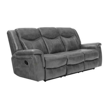 Coaster Conrad Upholstered Motion Sofa Cool Grey Model 650354