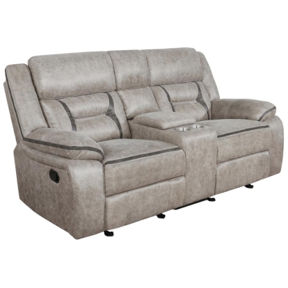 Coaster Greer Upholstered Tufted Back Glider Loveseat Model 651352