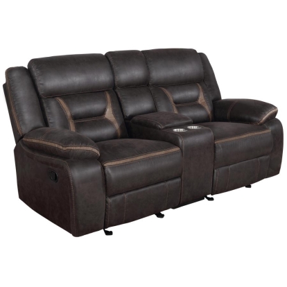 Coaster Greer Upholstered Tufted Back Glider Loveseat Model 651355