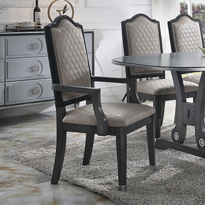 ACME House Beatrice Arm Chair (Set-2) Model 68813