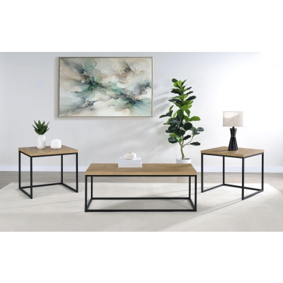 Coaster Straden Rustic Mango Coffee Table Model 700144