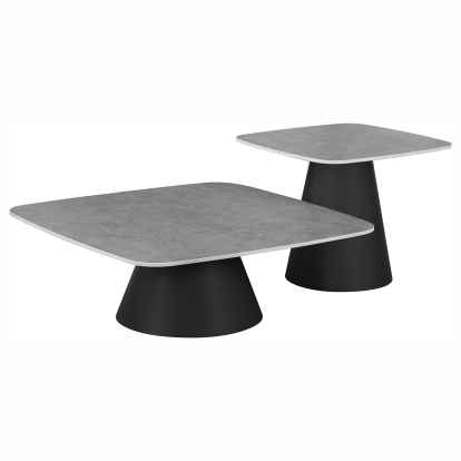 Coaster Eason Contemporary Concrete Coffee Table Model 703500
