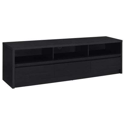 Coaster Rutland Contemporary Black 78" Tv Stand Model 705803