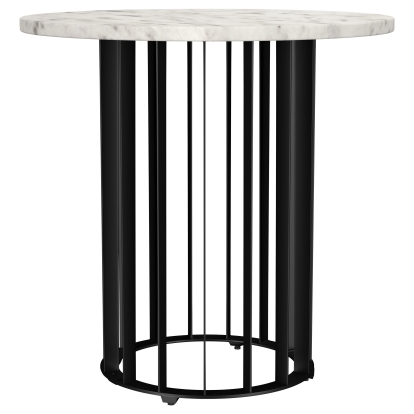Coaster Haven Contemporary White Marble End Table Model 706207