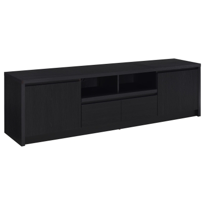 Coaster Winfield Contemporary Black 78" Tv Stand Model 706223