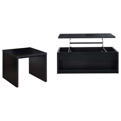 Coaster Knapp Contemporary Black Lift Top Coffee Table Model 706228-S2