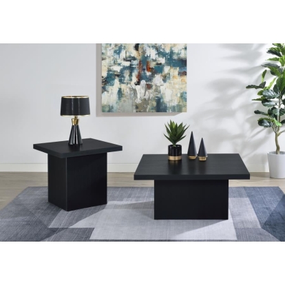 Coaster Devar Contemporary Black Coffee Table Model 706408-S2