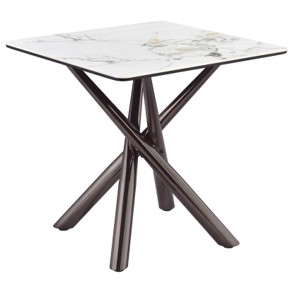 Coaster Carvell Contemporary Mirage White End Table Model 708137