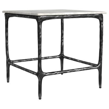 Coaster Ebby Modern Classics White Marble End Table Model 710747