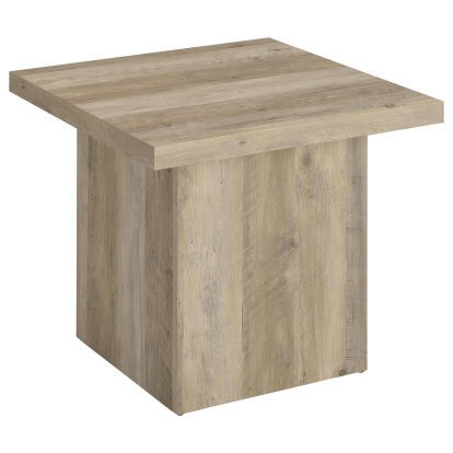 Coaster Devar Transitional Distressed Pine End Table Model 710877