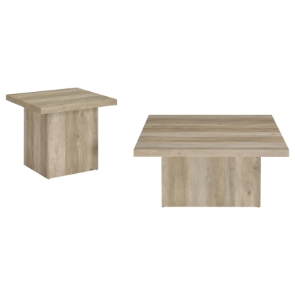 Coaster Devar Transitional Distressed Pine Coffee Table Model 710878-S2