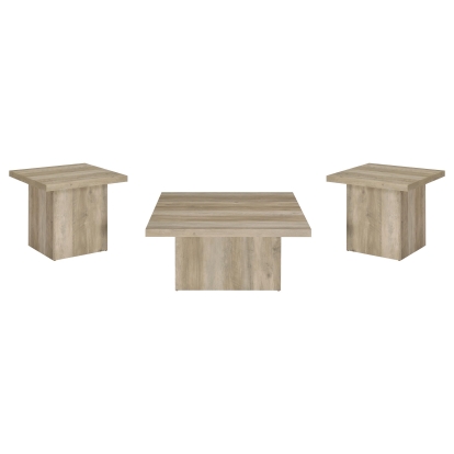 Coaster Devar Transitional Distressed Pine Coffee Table Model 710878-S3