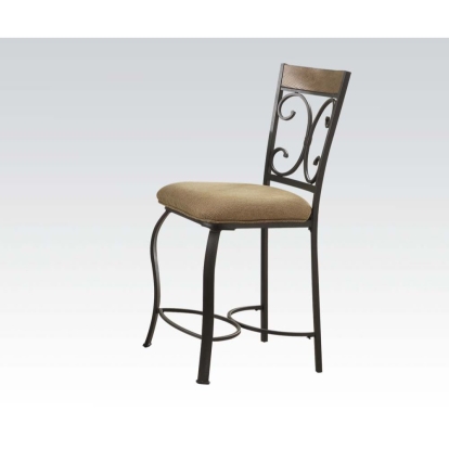 ACME Kiele Counter Height Chair (2 Piece) Model 71157