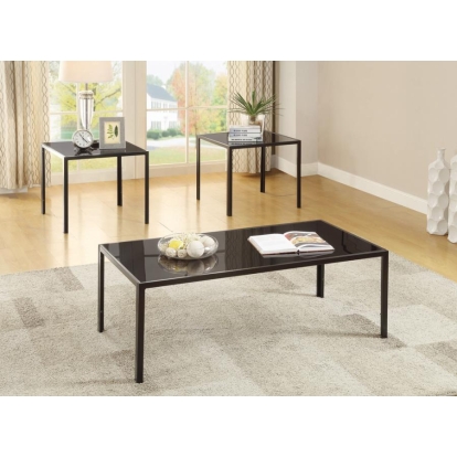 Coaster Brock 3-piece Occasional Table Set Warm Medium Brown Model 720457