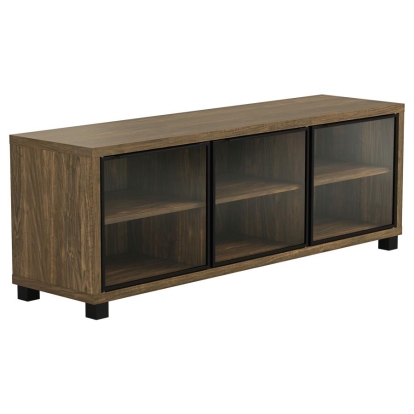 Coaster Westfield 3-door TV Console Aged Walnut Model 723662