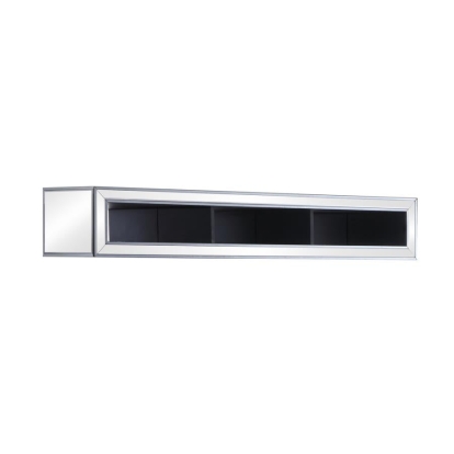 Coaster 3-compartment Bridge Black Titanium and Silver Model 724166