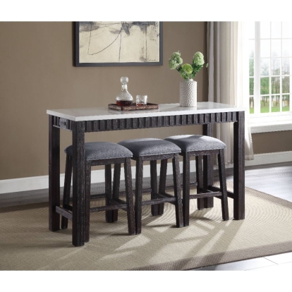 ACME Necalli 4PC Pack Counter Height Table Set Model 72930