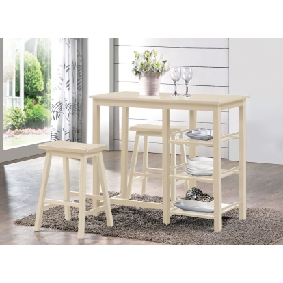 ACME Nyssa 3PC Counter Height Set Model 73052