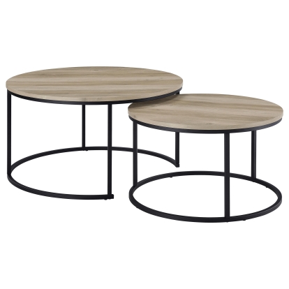 Coaster Lainey Rustic Distressed Pine Large Table Model 736040