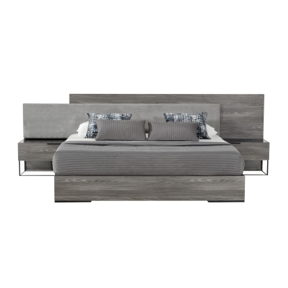 VIG Furniture Grey Bed SKU VGACENZO-BED - Product ID 73749|73750|78232