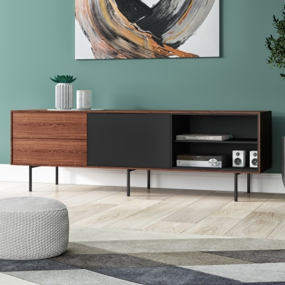 VIG Furniture Walnut TV Stand SKU VGMABH-498 - Product ID 73983