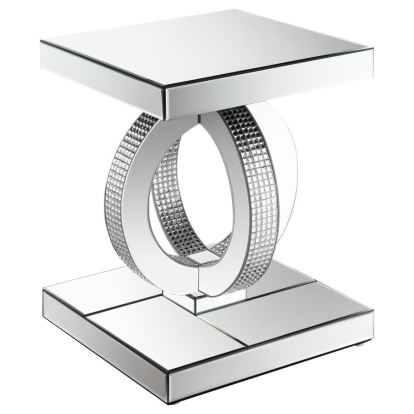Coaster Breena Square End Table Mirror Model 753277