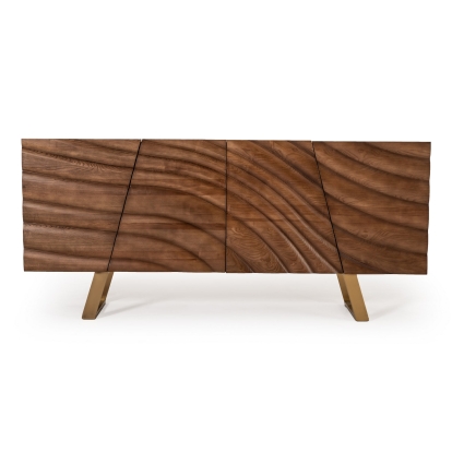 VIG Furniture Walnut Buffet SKU VGCSSB-16050-GLD - Product ID 75422