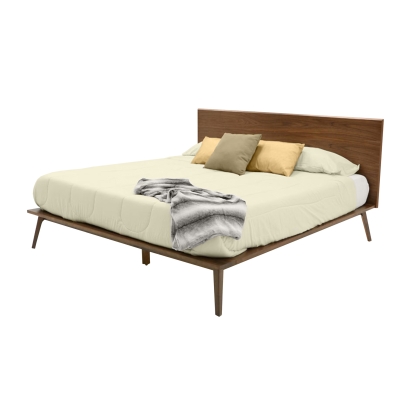 VIG Furniture Walnut Bed SKU VGMABR-79-BED - Product ID 75425|75426