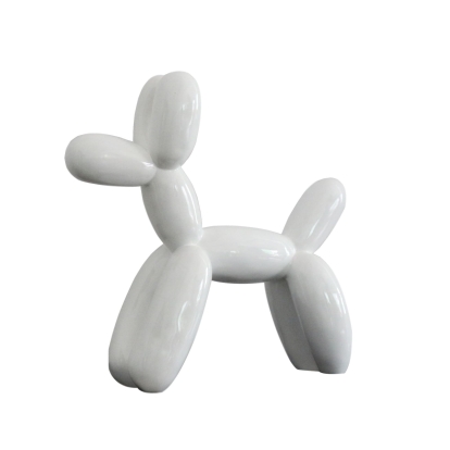 Modrest Modern White Large Balloon Dog Sculpture Sculpture White furniture-00176371 Vig Furniture VGTHSZ-0753-WHT