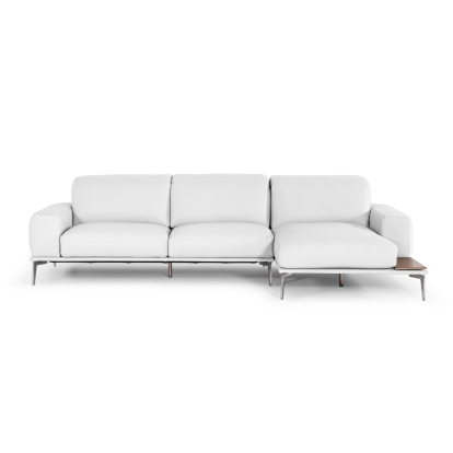 VIG Furniture White Sectional Sofa SKU VGNTVILLENEUVE-WHT - Product ID 80345