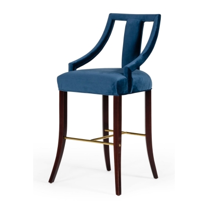 VIG Furniture Blue Bar Stool SKU VGUIHERSA - Product ID 77280