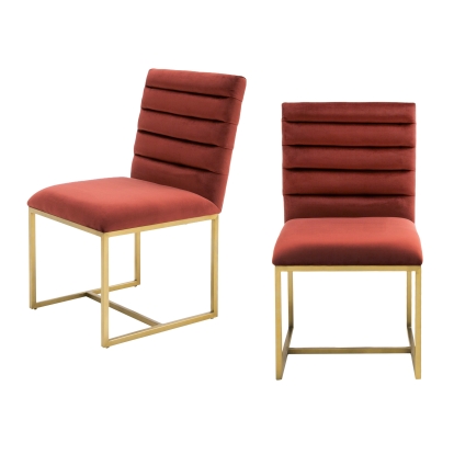 VIG Furniture Red Dining Chair SKU VGGMDC-1251A - Product ID 77369Z