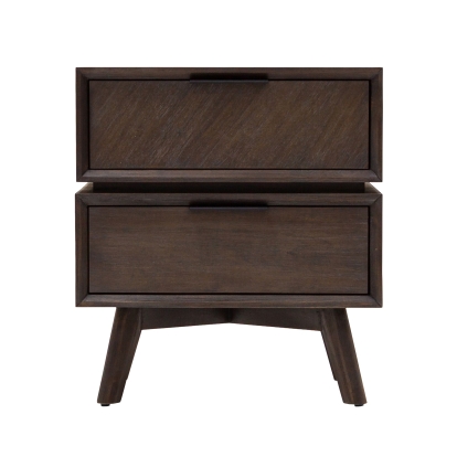 VIG Furniture Brown Nightstand SKU VGWDSTHLUSNS2D-BRN-NS - Product ID 77751