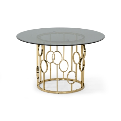 VIG Furniture Gold Dining Table SKU VGZAT122-GOLD-DT - Product ID 77881