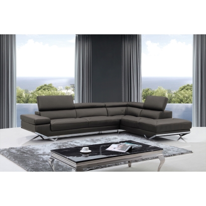 VIG Furniture Grey Sectional Sofa SKU VGKNK8488-SECT-DKGRY-Z - Product ID 77885