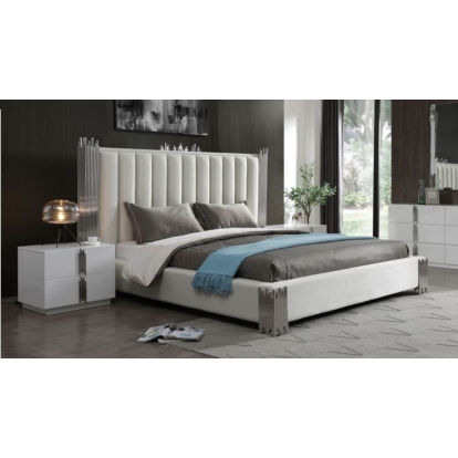 VIG Furniture White Bedroom Set SKU VGVCBD815-WHT-BED-2NS-SET - Product ID 79261|79262|79290