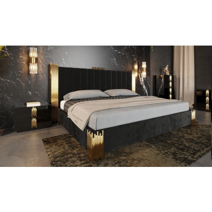 VIG Furniture Black Bedroom Set SKU VGVCBD815-BLK-BED-2NS-SET - Product ID 79284|79285|79286