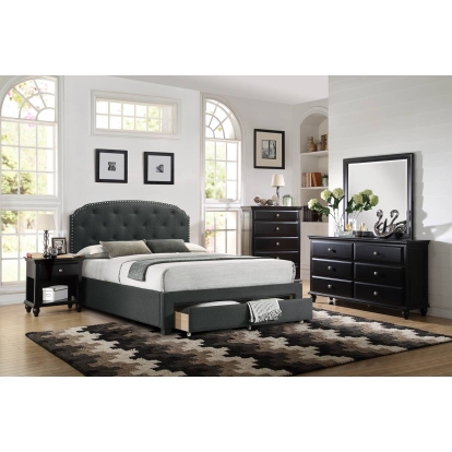 Poundex Eastern King Bed Model F9509EK