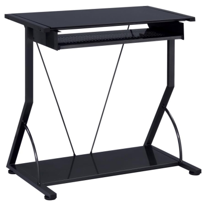 Coaster Alastair Computer Desk with Keyboard Tray Black Model 800217
