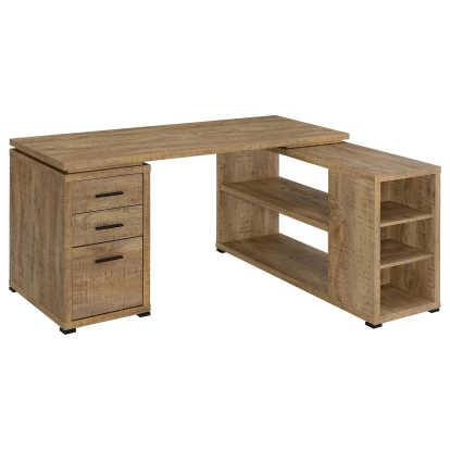Coaster Yvette Transitional Mango L-Shape Desk Model 800786