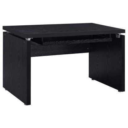Coaster Russell Computer Desk with Keyboard Tray Black Oak Model 800821