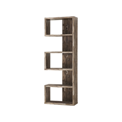 Coaster Joey 5-tier Bookcase Salvaged Cabin