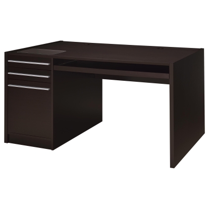 Coaster Halston Contemporary Cappuccino Computer Desk Model 800982
