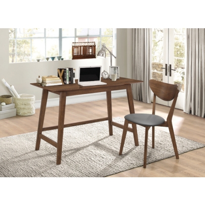 Coaster Karri 2-piece Writing Desk Set Walnut