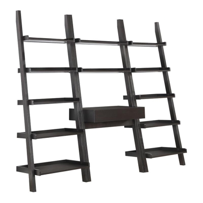 Coaster Colella 3-piece 1-drawer Ladder Desk Set Cappuccino Model 801373-S3