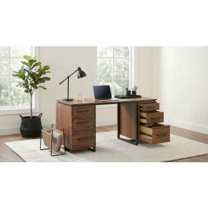 Coaster Berhalter Transitional Walnut Writing Desk Model 801596