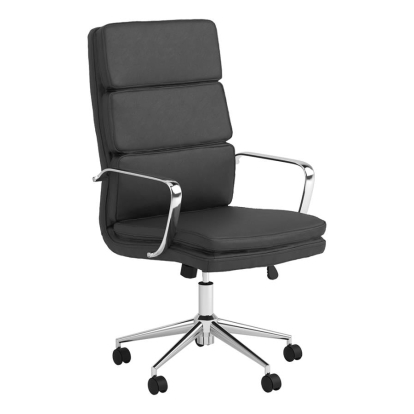Coaster Ximena High Back Upholstered Office Chair Black Model 801744