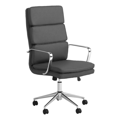 Coaster Ximena High Back Upholstered Office Chair Grey Model 801745