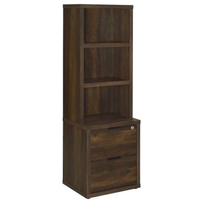 Coaster Westpark Transitional Dark Pine Bookcase Model 802713